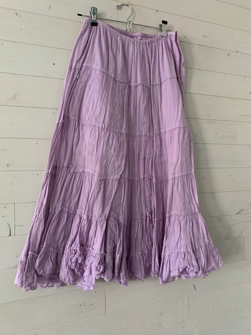 Flowy Purple Skirt for Women